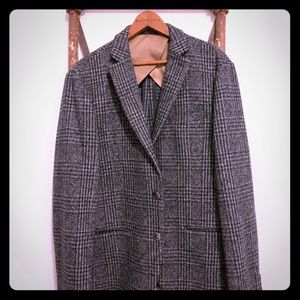 Selected home plaid wool blazer